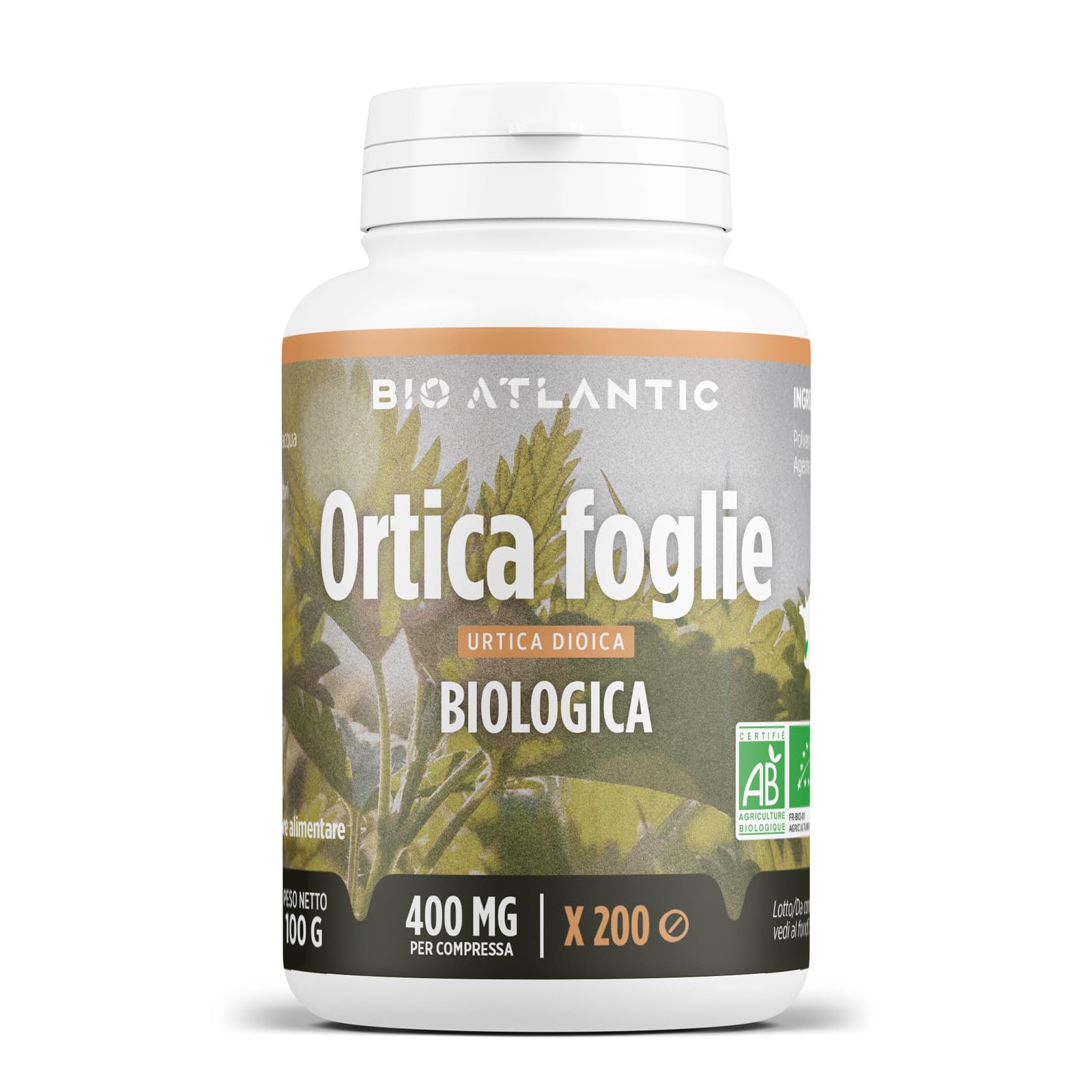 Ortica Foglie Bio 400mg - 200 compresse