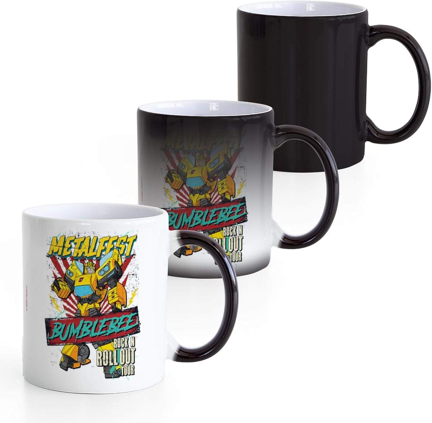 CafePress Transformers Bumblebee Metalfest Ceramic Magic Mug Coffee, Tea Cup 11 oz
