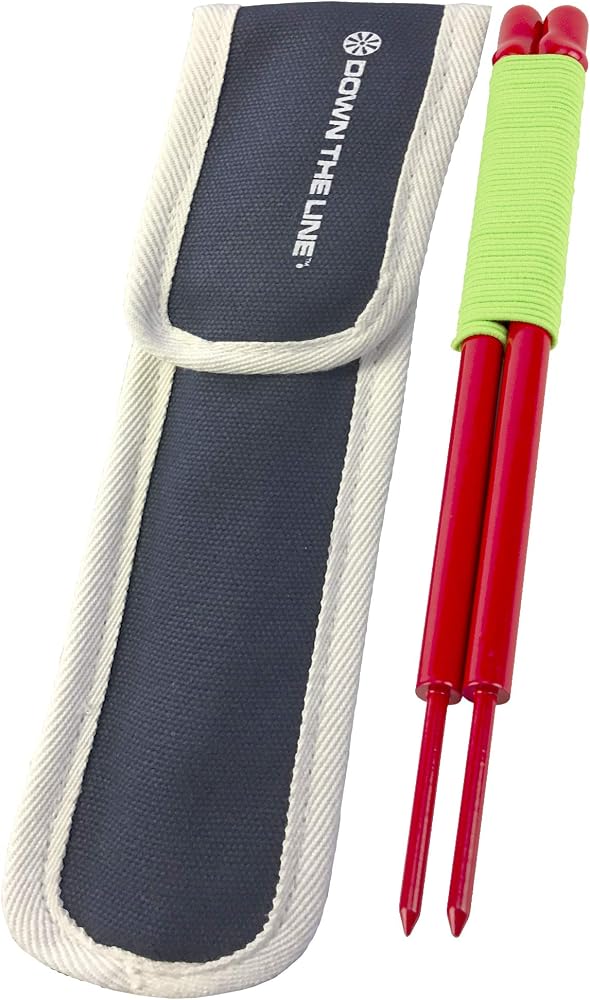 GoSports Down The Line 10 ft Putting String Guide - Golf Alignment Training Aid, Master Straight and Breaking Putts