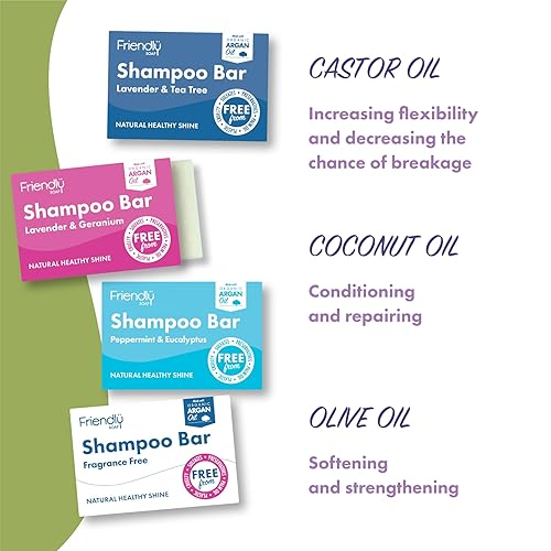 Miniatura 14 de Friendly Soap - Barra de champú de menta y eucalipto - 3.35 oz - Lite Blue