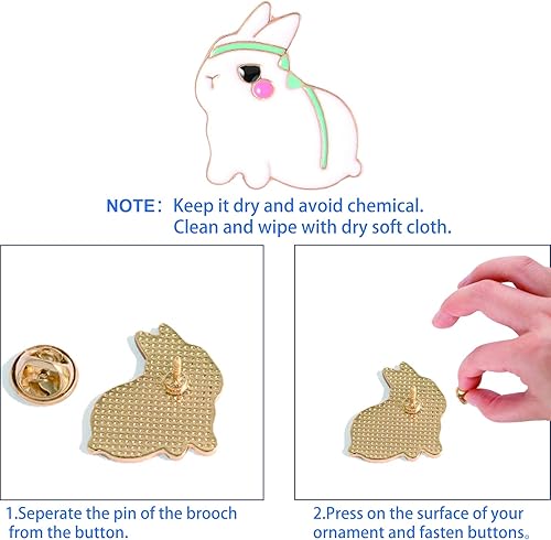 Miniatura 3 de Juego de 10 broches de solapa esmaltada, regalo para adultos, niños, Zinc, Sin gemas.