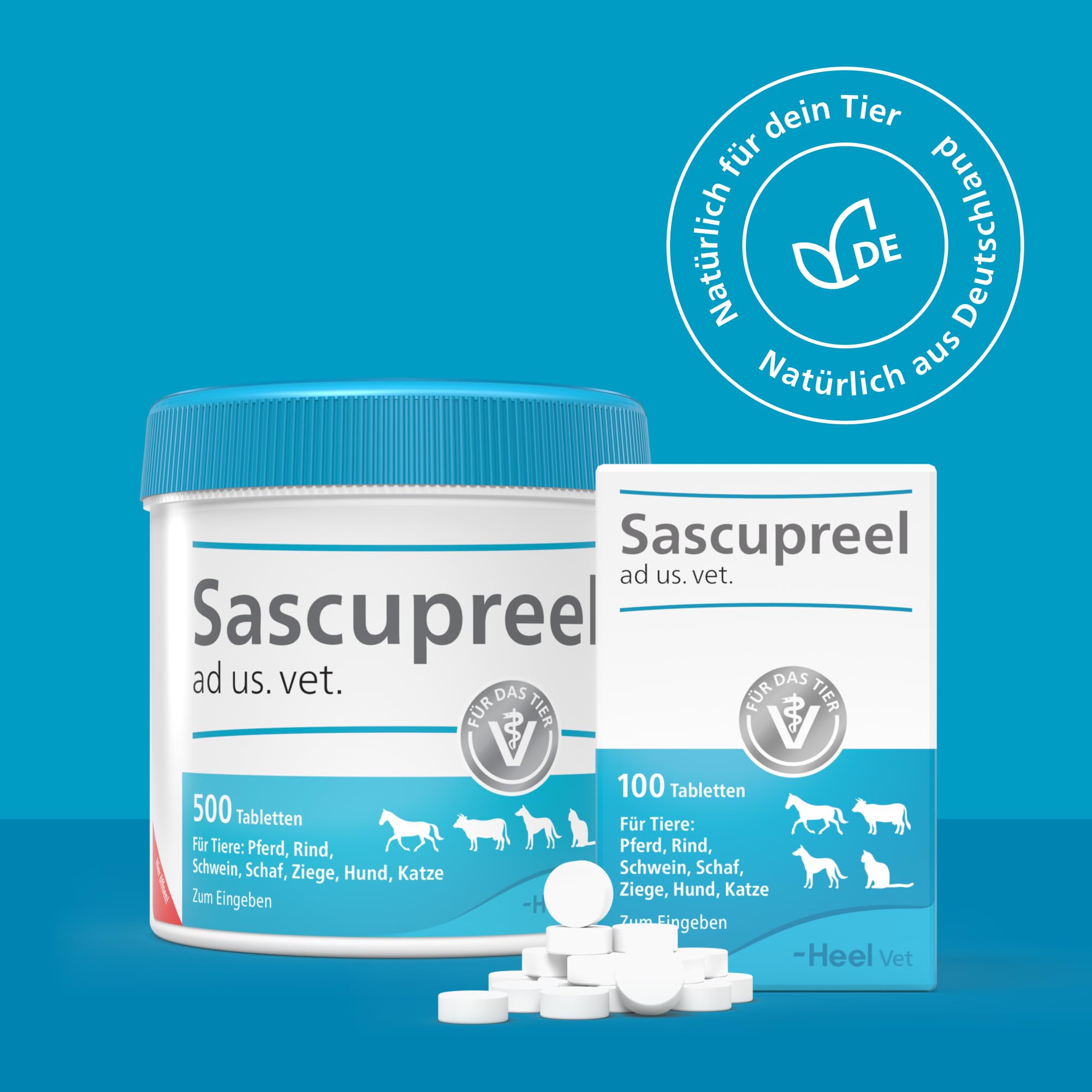 500 Tabletten, Wenn es im Bauch zwickt und zwackt! | Natürliches Tierarzneimittel für Hunde, Katzen und Pferde, Made in Germany