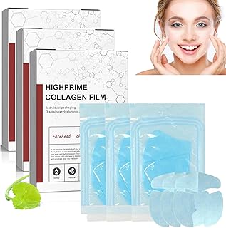 Melting Collagen Film | Highprime Collagen Film Mask,Soluble Collagen Supplement Film,Collagen Hydrating Face Mask Prevent Fine Lines and Protect Skin,Anti Aging Face Mask with Hydrolyzed Collagen (3Box)