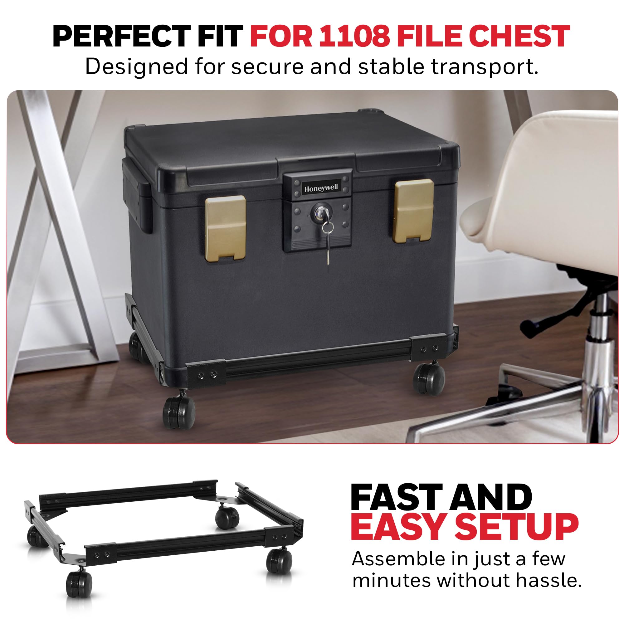Amazon.com: Honeywell Safes & Door Locks - 1108C Wheel Cart for