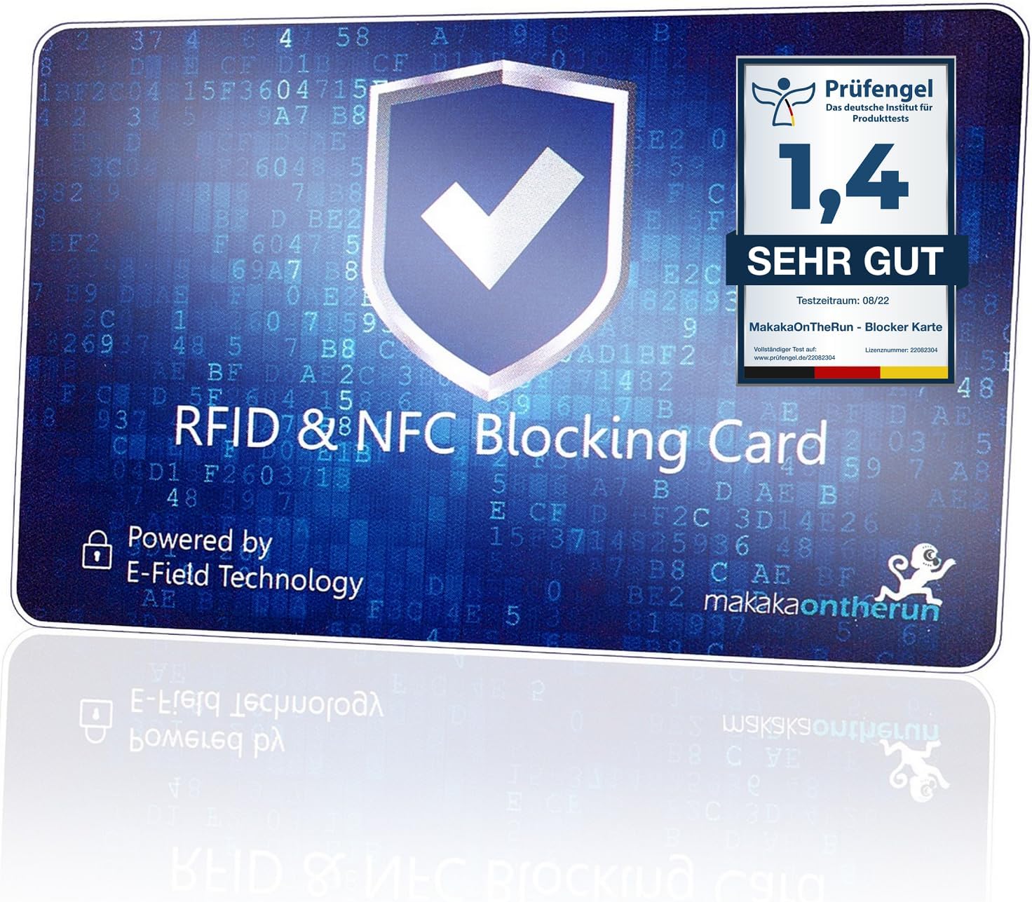 MakakaOnTheRunUnisex Adult MakakaOnTheRun RFID NFC Blocker Doppelpack RFID blocker card