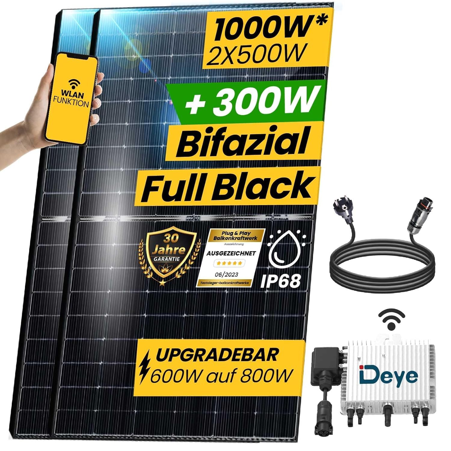 EPP.Solar 1000W Balkonkraftwerk