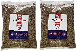 Dixie Diner's Texturized Vegetable Protein - Beef Not 1 lb Bag (Pack of 2)