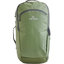Teton 30L Nanda Travel Backpack, Carry-on Flight Approved Bag, Concealed Laptop Pocket, Hydration Sleeve, Travel Friendly for Women and Men, High-Class for Business or College, Canopy