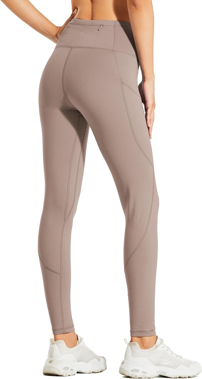 Willit Women's Fleece Lined Leggings Water Resistant Winter Pants Thermal High Waisted Yoga Hiking Running Tights Pockets