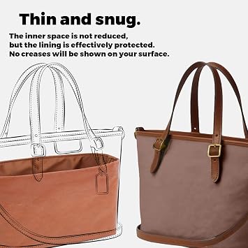 DGAZ DupontPaper Purse Organizer for Coach Taxi Tote (26, Gold)