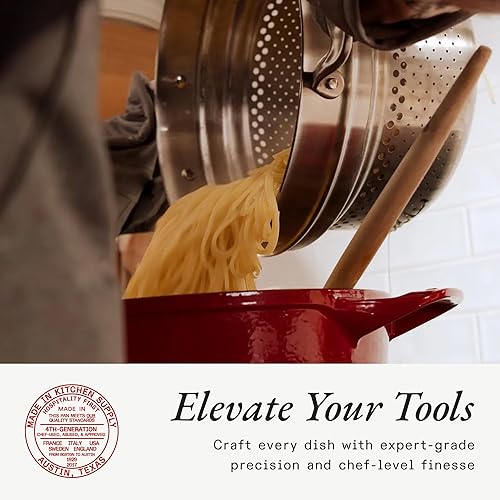 Miniatura 4 de Made In Utensilios de cocina - Inserto de vaporera de acero inoxidable de 10" - Colador para olla - Compatible con 8 cuartos de galón -