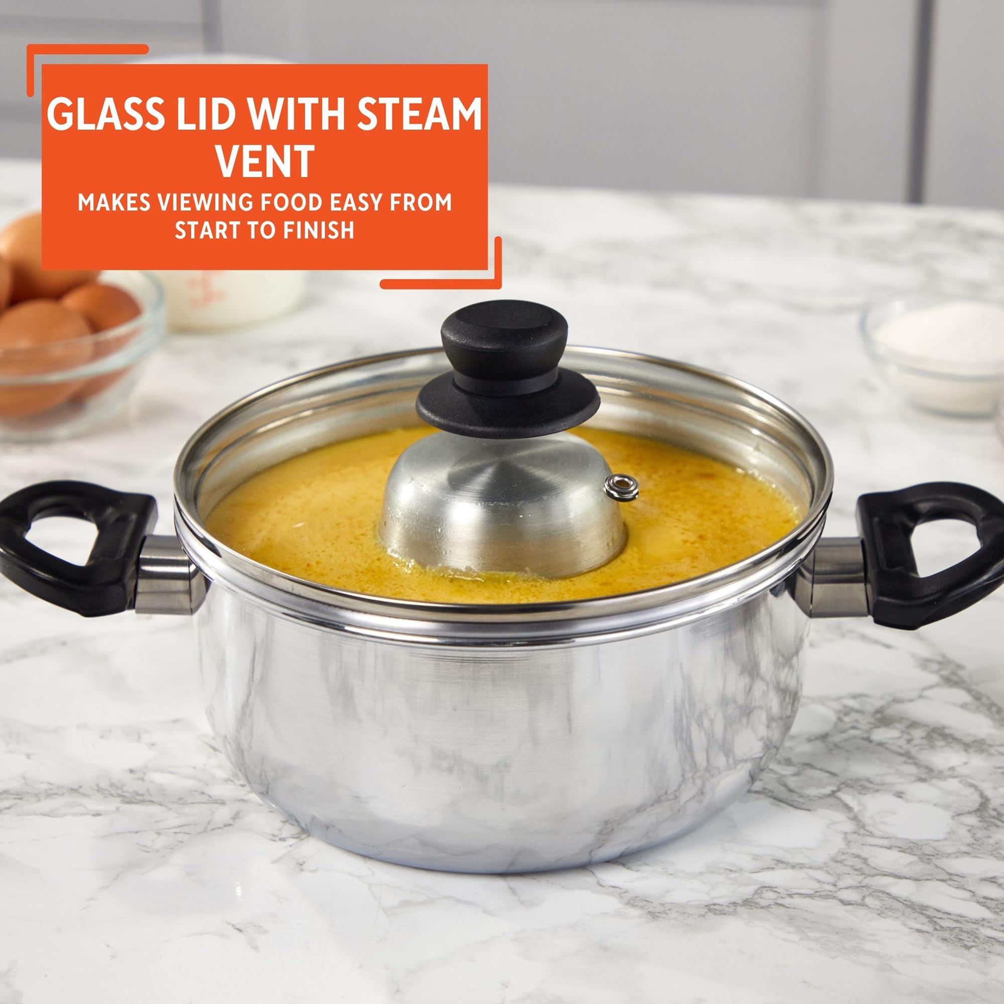 Imusa Flan Double Boiler - Perfect Custards! -7