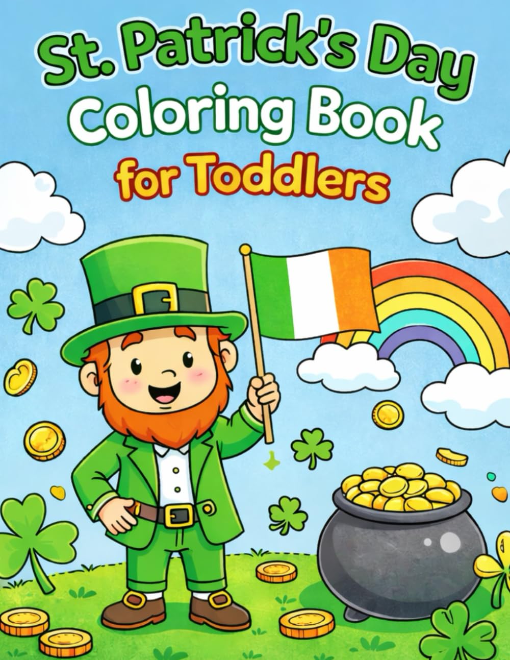 St. Patrick's Day Coloring Book for Toddlers