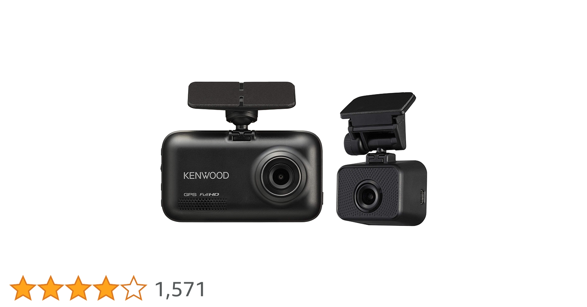 Amazon | ケンウッド ドライブレコーダー DRV-MR740 前後撮影対応2