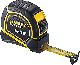 Stanley Trena Global Plus 5m, Ferramenta Essencial para Tirar Medidas com Precisão, Modelo 30-615