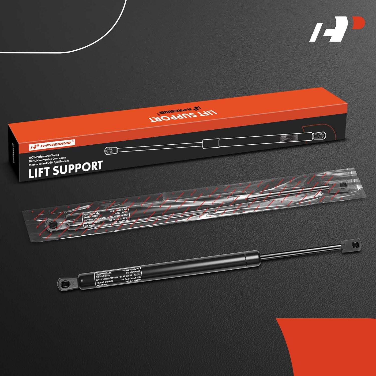 A-Premium Front Hood Lift Supports Shock Struts Compatible with Select Chevrolet, Buick, Pontiac & Oldsmobile Models - Impala 2000-2005, Century 1997-2005, Regal 1997-2004, Intrigue, Grand Prix