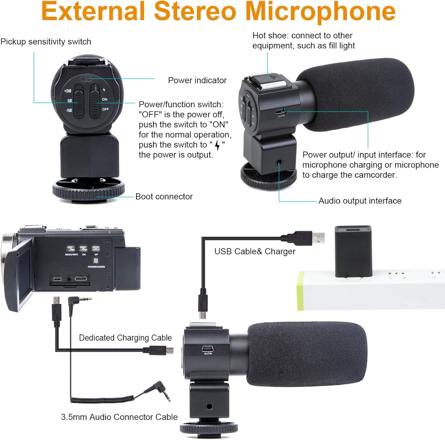 Amаzіng 🔥 Camcorder Video Camera YEEHAO WiFi HD 1080P 24MP 16X Powerful Digital Zoom Camera with Microphone and Wide Angle Lens Remote Control Lens Hood Infrared Night Vision YouTube Vlogging Camera Recorder