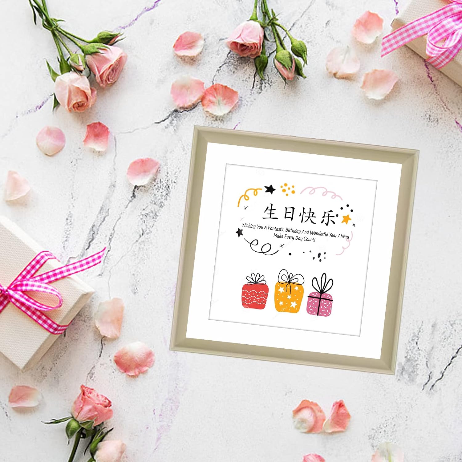 PH PandaHall Word Silicone Stamp Chinese Blessings Rubber Stamp Clear Stamp Craft Seal Stamp Decor Paper Stamps for Chinese New Year Birthday Card Making Photo Album Journal DIY Scrapbooking