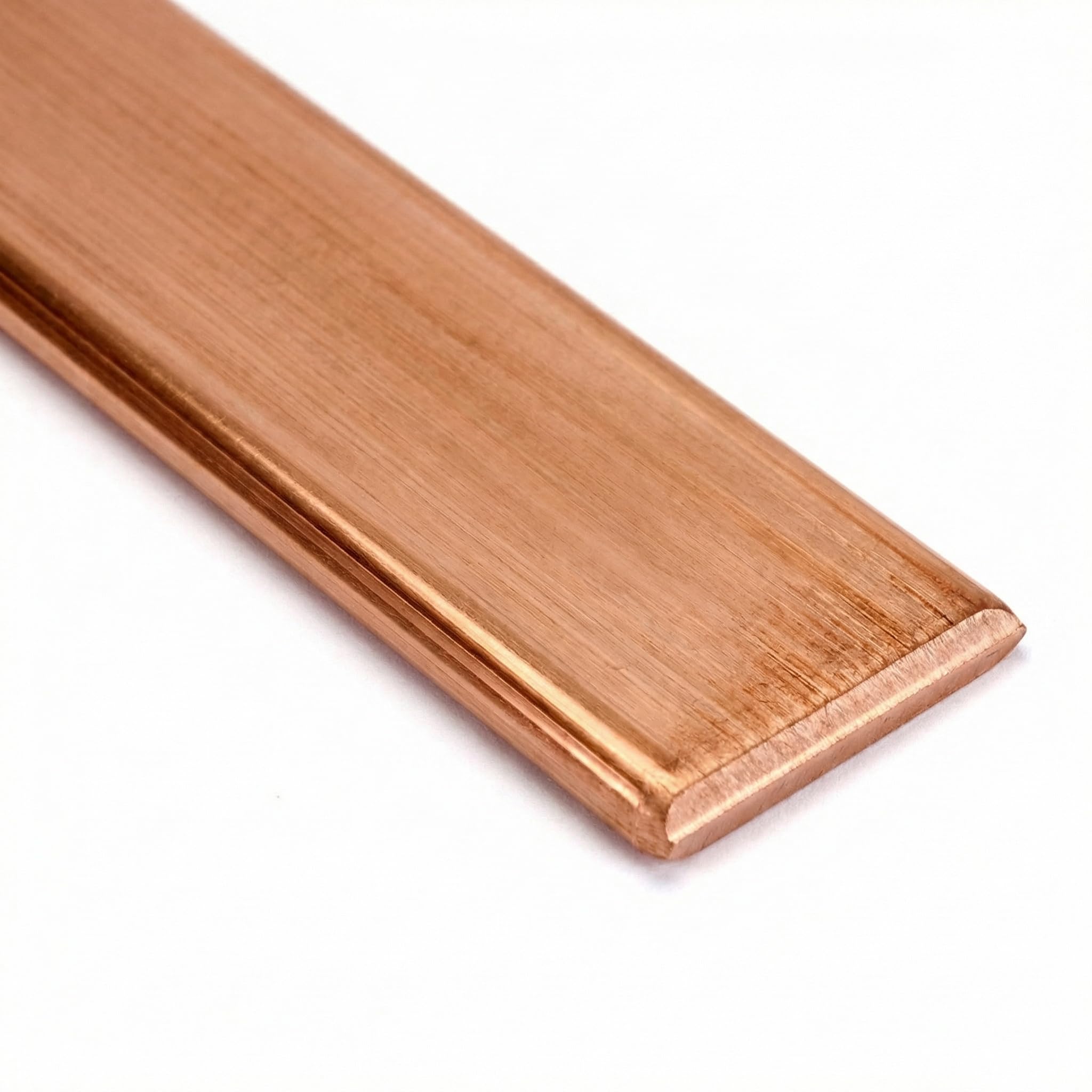 2x Zasvec Kupferschiene – T2 Kupfer, 3x30x150 Mm, Flachprofil, ≥99,9% Reinheit, Für Elektronik, DIY & Industrie