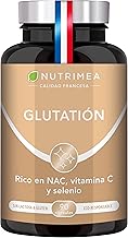 Reduced Glutathione 98% + NAC & Vitamin C | Cellular Antioxidant | Detox & Anti-Aging | Immune Support & Skin Health | High Absorption | 90 Vegan Capsules | Nutrimea