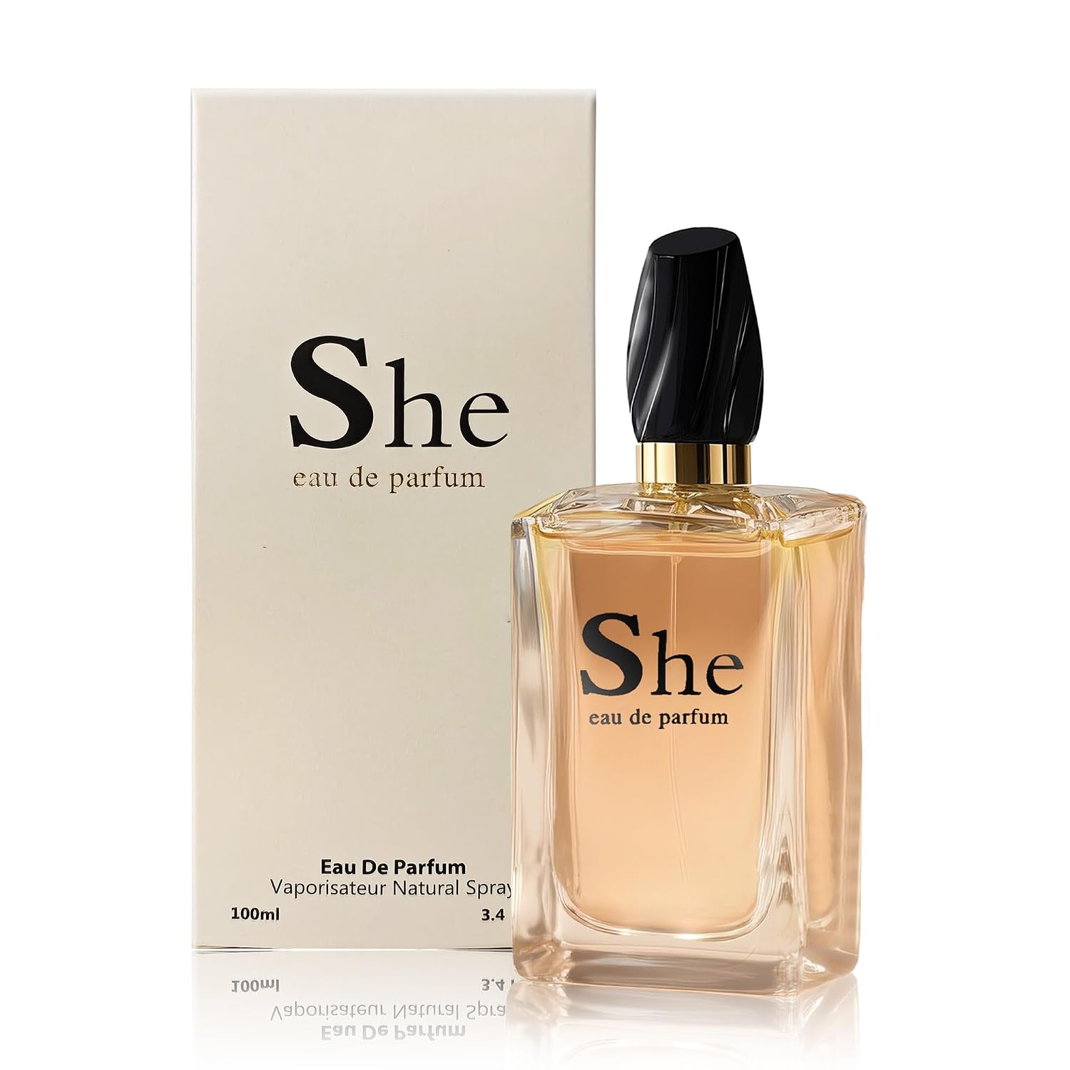 A CENTER SHE Women's Perfume Sweet Crush Pink Jasmine Eau De Parfum Long Lasting Fragrance 3.4Fl Oz Perfume for Women with Elegant Bottle