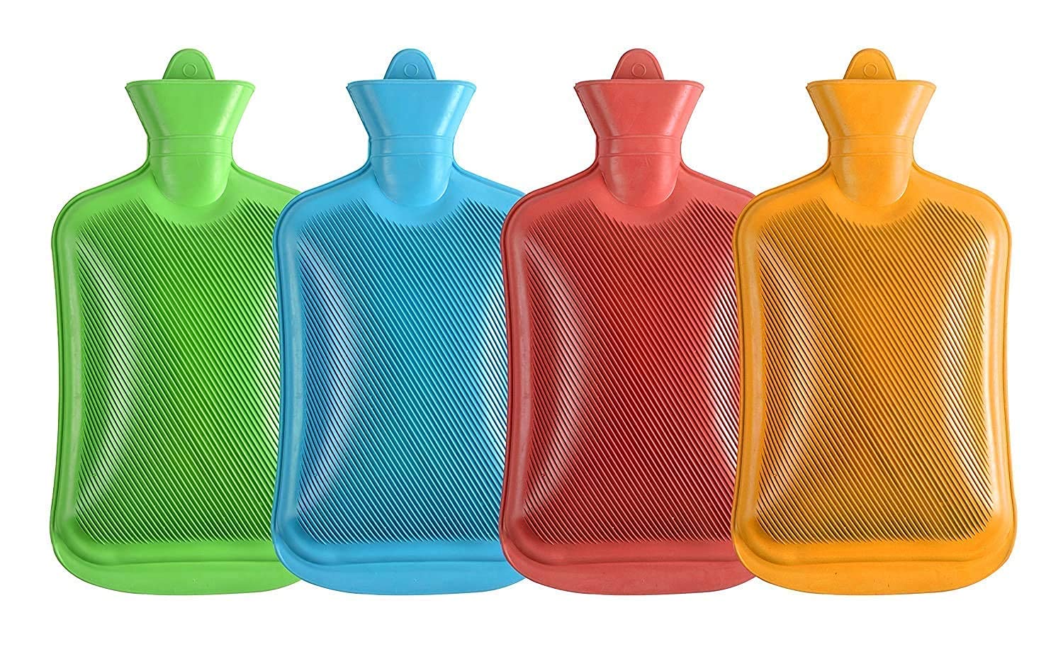 LYDL Hot Water Bottle, Hot Water Bag for Pain Relief, Non-Electric Classic Rubber Hot Water Bag for Hot Cold Therapy Back Pain Menstrual Cramps Great Gift for Parents(Multicolor, 1 Unit) 4