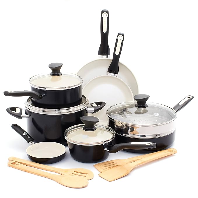 GreenPan Rio Ceramic Non-Stick 16-Piece Set