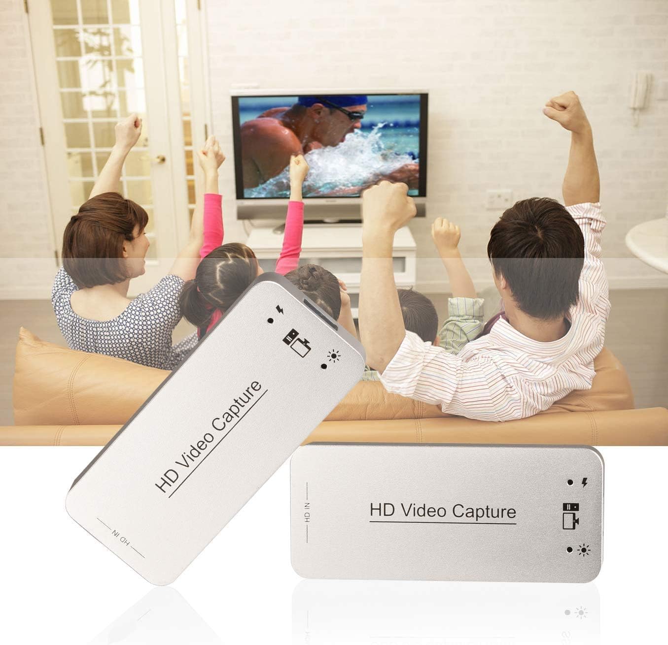 Super Big Clearance! USB Capture HDMI Video Card, Broadcast Live Stream and Record, HDMI to USB Dongle Full HD 1080P Live Streaming Video Game Grabber Converter