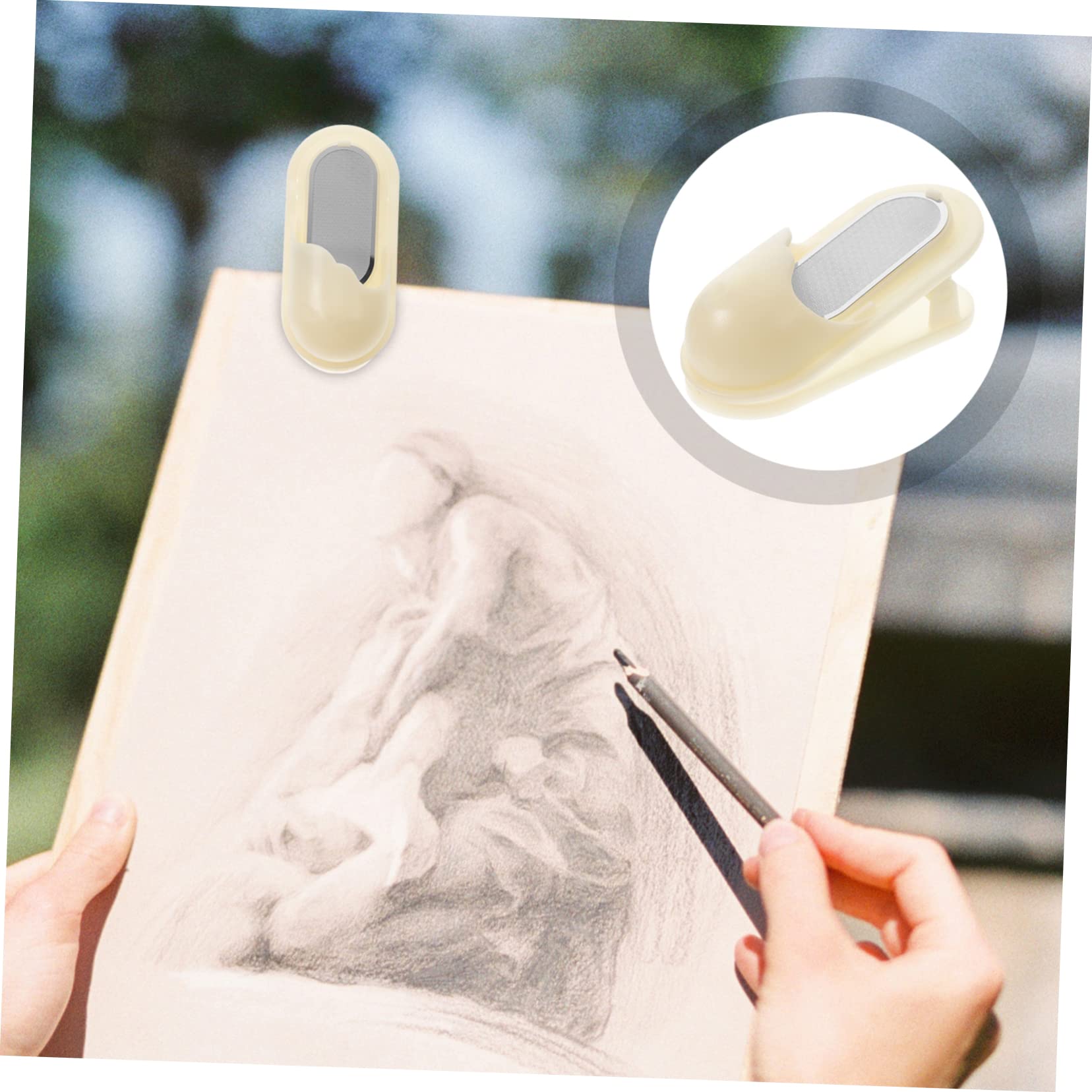 STOBOK 4stücke Sketch Pencil Sharpener Tragbarer Bleistiftspitzer Für Künstler Ergonomisch Leicht Mit Staubbehälter Für Zeichen Und Kohlebleistifte