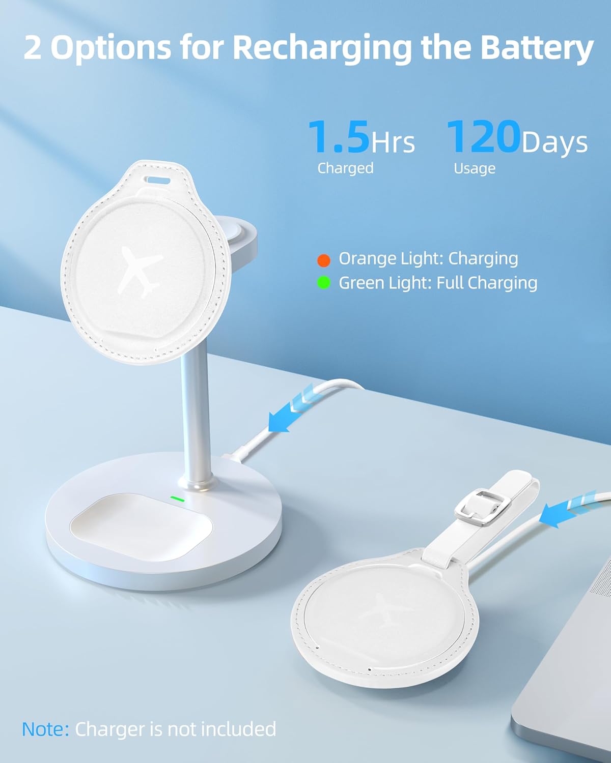 iPhone displaying a 'Left Behind' notification for ExtreLife Luggage Tag