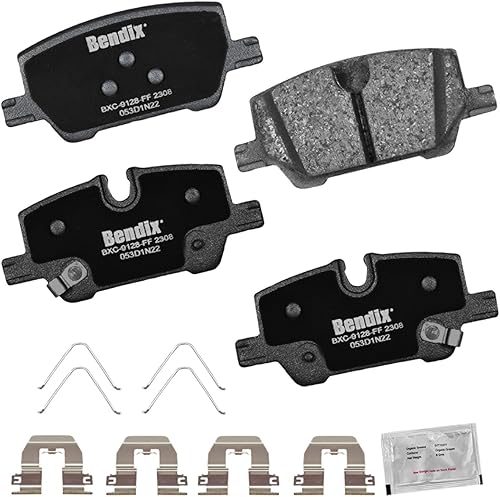 Miniatura 96 de Bendix Priority1 CFC154 - Juego de pastillas de freno de disco para Avanti II, Century, LeSabre, Regal, Riviera, chasis comercial, DeVille