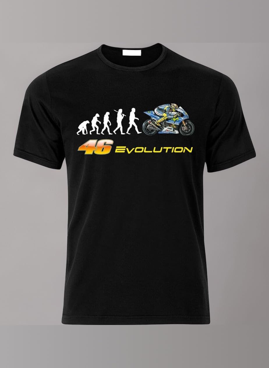 Biker Evolution Moto Gp 46 T-Shirt Black