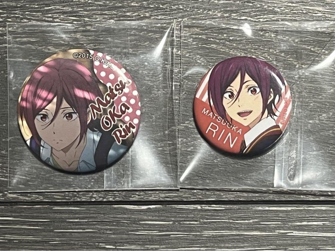 松岡凛　缶バッジ Free! 缶バッジ 松岡凛 - メルカリ