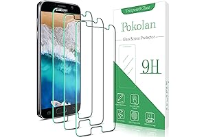 Pokolan [3-Pack] Samsung Galaxy S7 Tempered Glass Screen Protector. 9H Hardness, Anti...