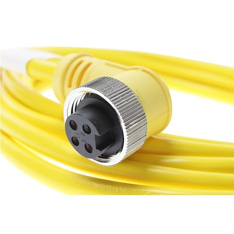 MINC-4MFPX-4M-R 4-Pin Male to Female 7/8-16UN2 Cable Assembly, Angled, 4-Meter