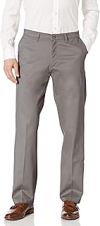 LEE Men's Total Freedom Stretch Relaxed Fit Flat Front Pant