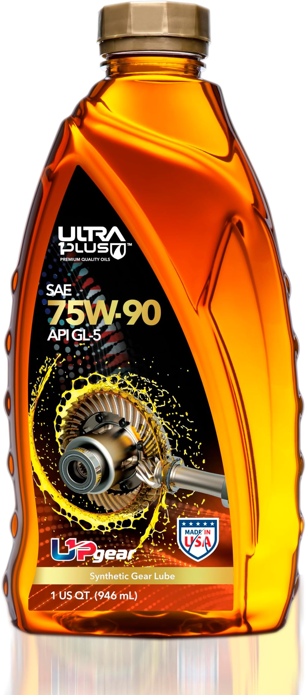 - ULTRA 1PLUS 75W-90 Synthetic Limited Slip Gear Oil, API GL-5, MT-01 (QT)