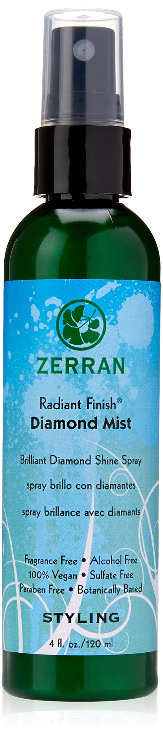 Zerran Radiant Finish Diamond Mist Hair Spray, 4 Ounce