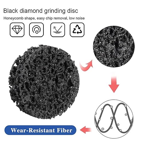 Miniatura 3 de 15 discos de tira fácil de cambio rápido de 2 pulgadas para taladros, amoladora de troquelado, limpieza y eliminación de pintura, soldaduras de