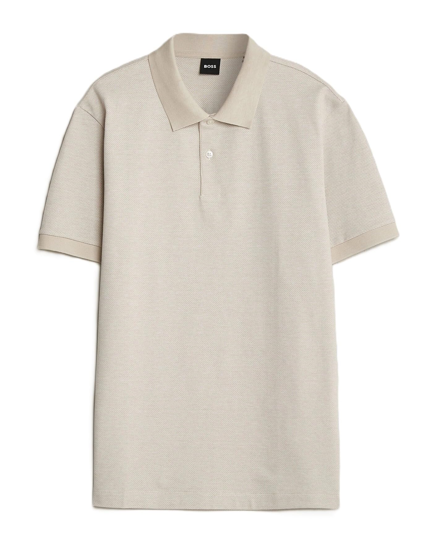 Polo Boss pour homme beige le raffinement de la maille - 4