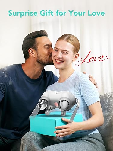 Miniatura 2 de SKG H7 Masajeador de cuello para aliviar el dolor de tejido profundo, masajeador Shiatsu de cuello y hombros masajeador eléctrico 4D con