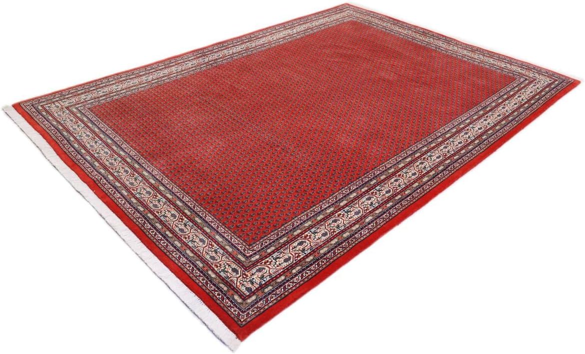 Top-Angebot: Sarough Mir Boteh 174 x 240 cm Hand Knotted Oriental Rug Wool India | Handgeknüpfter Orientteppich | Wien Österreich