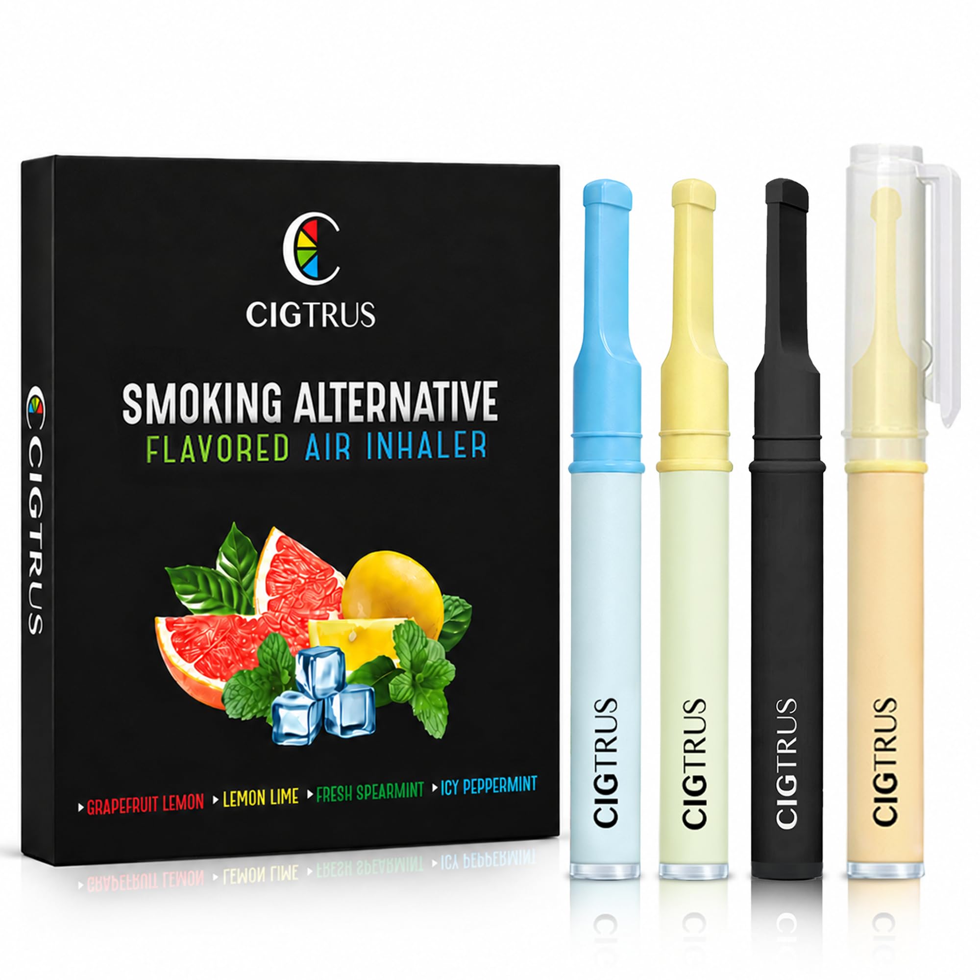Cigtrus Smokeless Inhaler, Non-Electric Quit Smoking Aid - Variety Pack