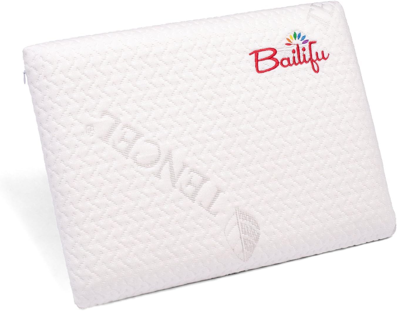 Baby Toddler Latex Pillow With Pillowcase Natural And Healthy Kids Pillows For Sleeping White - 15.7*11.8*1.9inches（Suitable for 1-3 years old）