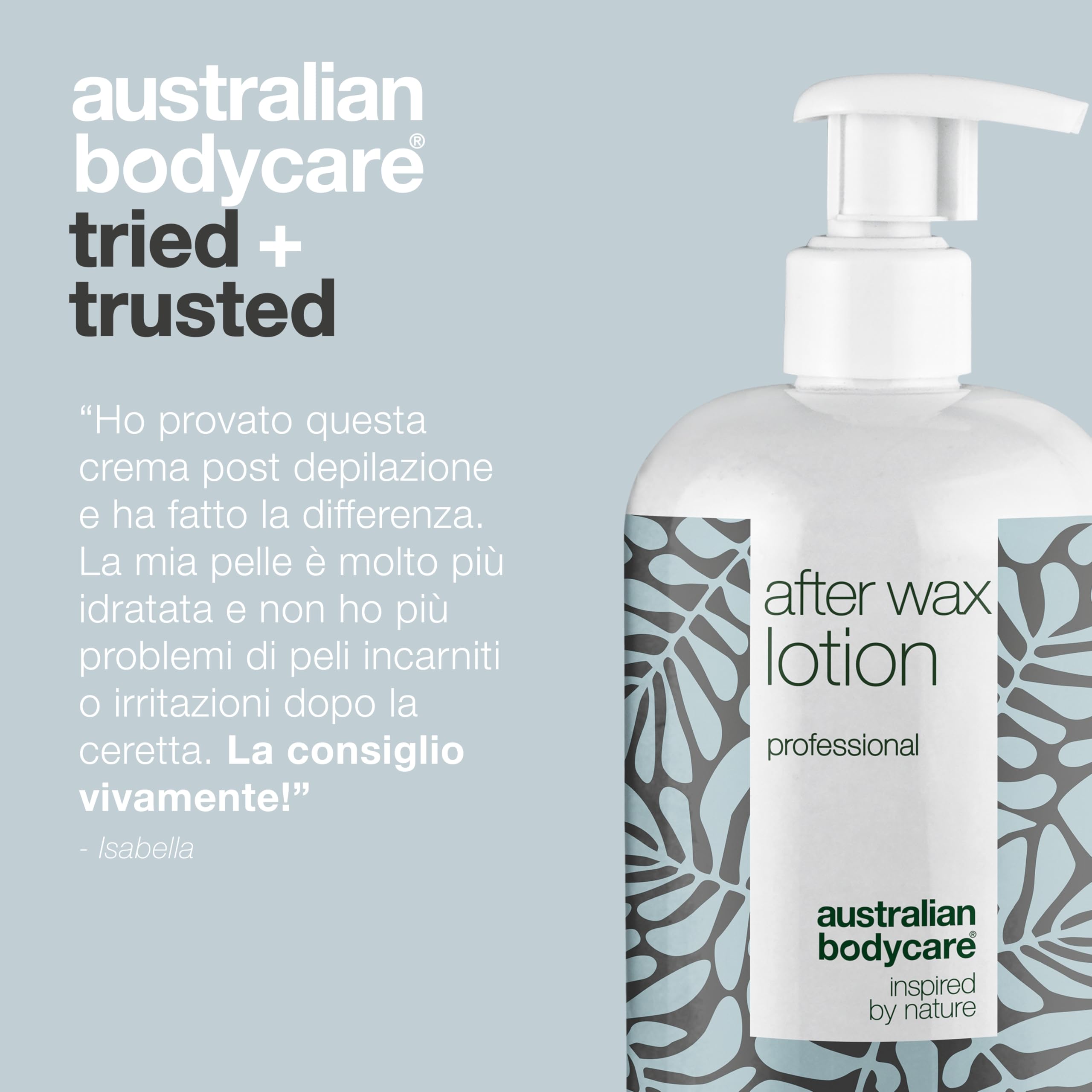 Lotion Professionale Dopo Ceretta (500 ml) | Da utilizzare dopo la ceretta, ceretta bikini o ceretta brasiliana | Riduce al minimo la comparsa di peli incarniti, brufoletti rossi e pelle irritata