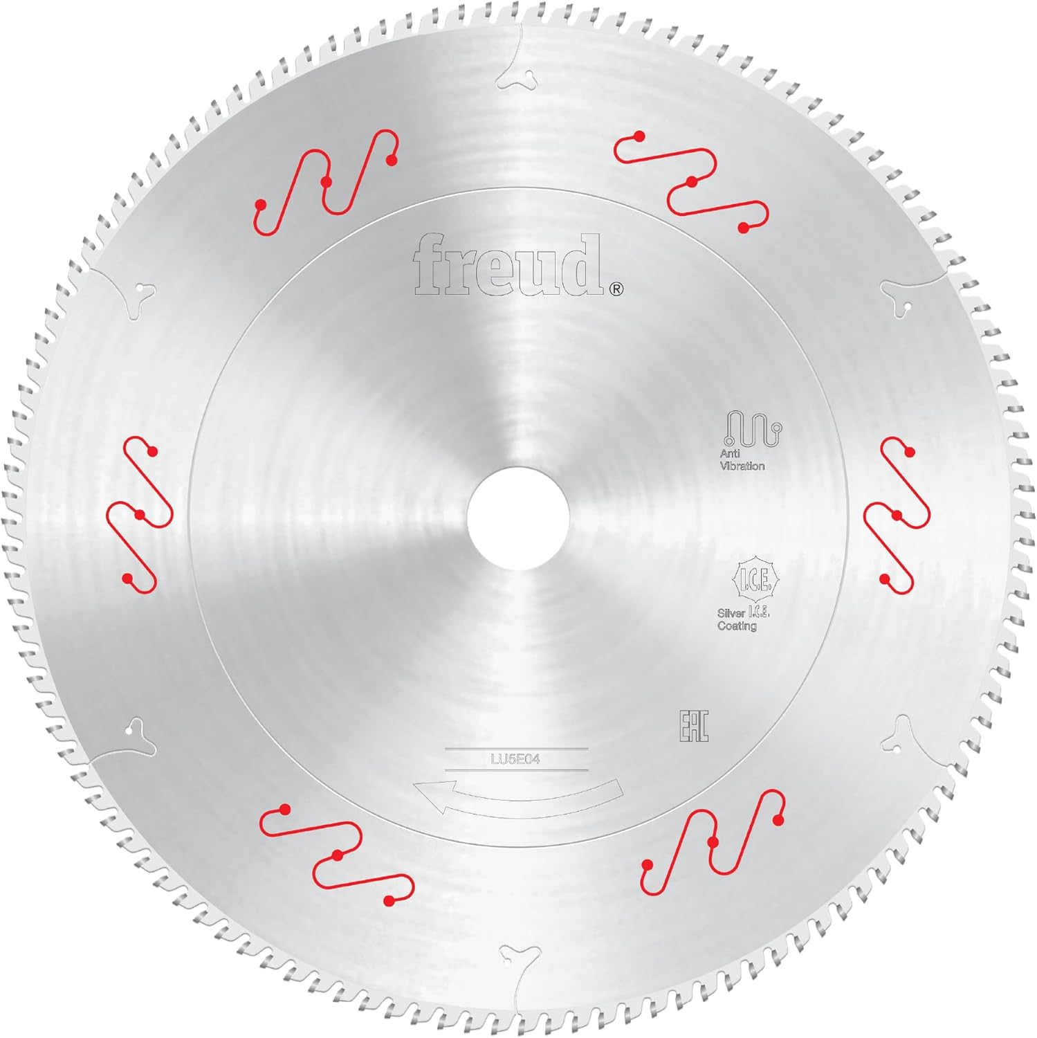 Freud LU5E04: 255mm x 120T Ultra-Thin Aluminum & Non-Ferrous Blades with Mechanical Clamping