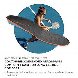 Superfeet All-Purpose Cushion Insoles - Trim-To-Fit Medium Arch Support Comfort Foam Inserts for Workout Shoes - Professional Grade - Men 9.5-11 / Women 10.5-12