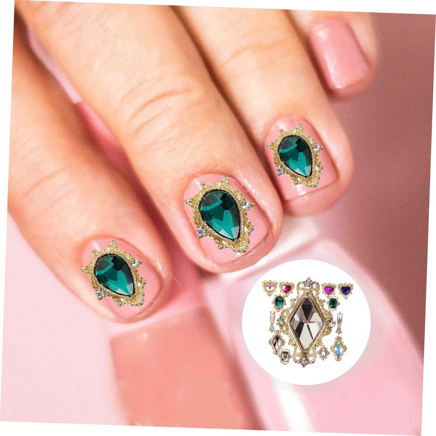 Healvian 5sätze Nail Rhinestones Für Kreative Nagelkunst Farben Glänzende Strasssteine Für Hochzeiten Valentinstag Und Bastelprojekte Vielseitig Einsetzbar Für Nägel Handyhüllen Und