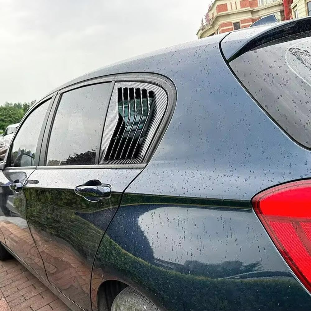 Rivestimenti Esterni Per Feritoia BMW Serie 1 F20 Hatchback 2011‑2019 | Aspetto Dinamico, Impermeabile, Migliora La Privacy(Carbon Fiber)