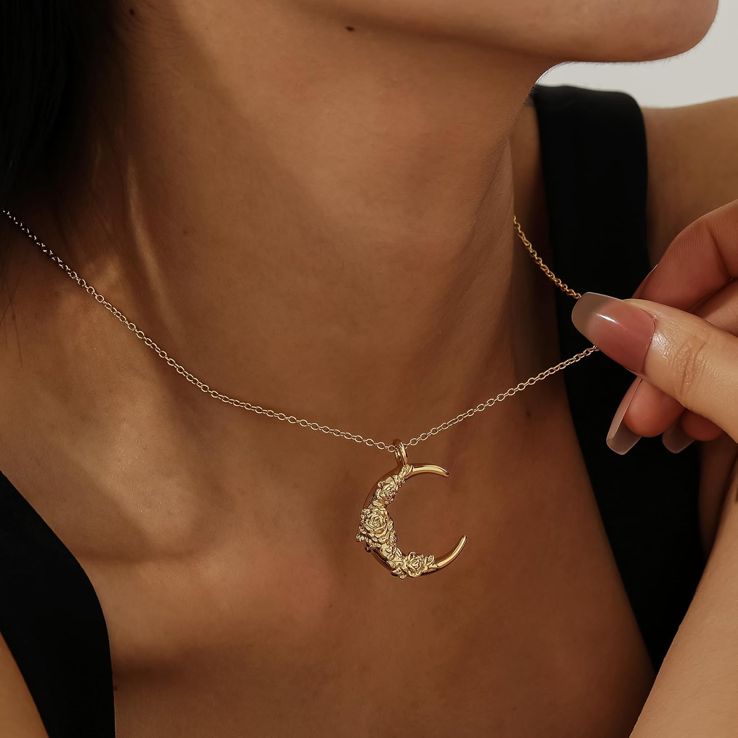 Qitian Islamic Jewelry Gifts for Women Muslim Pendant Gold Allah Arabic Necklaces Ayatul Kursi Necklace
